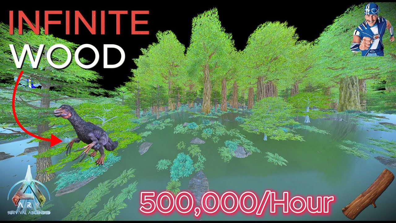Best Way To Farm Wood Solo/Duo | Ark: Survival Ascended PVP Official Rates