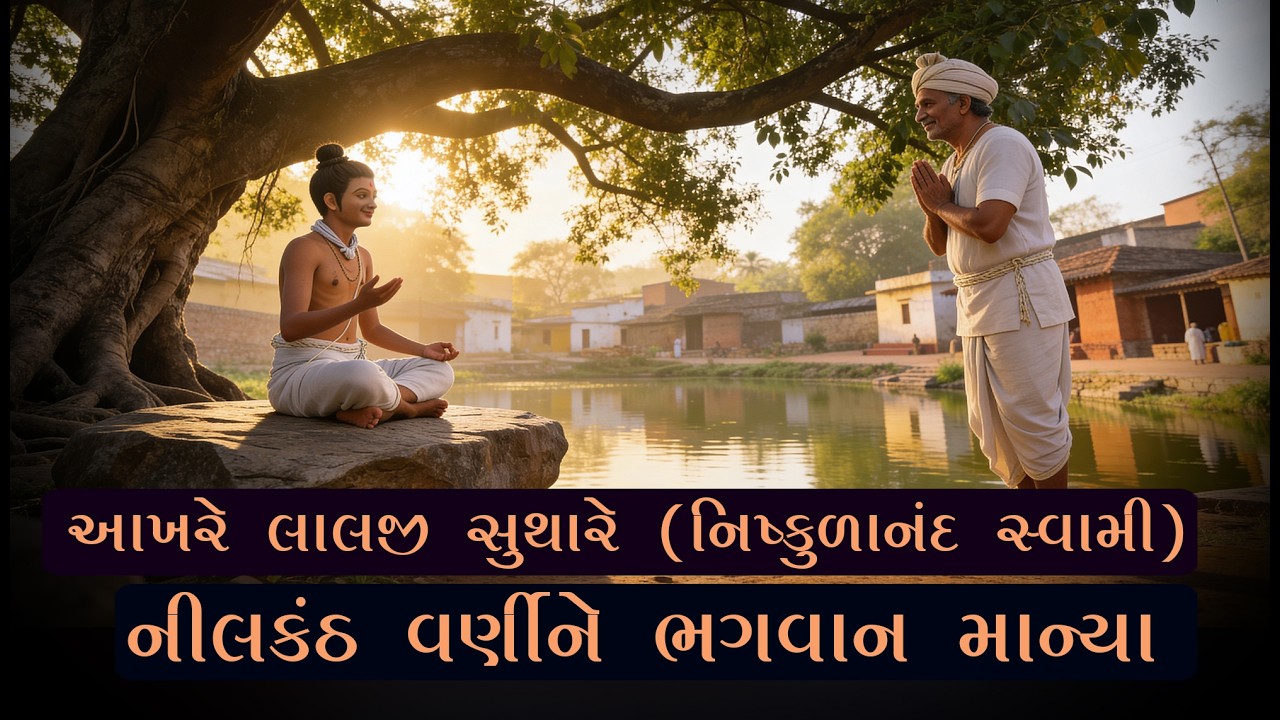 નીલકંઠવર્ણી અને લાલજી સુથાર નિષ્કુળાનંદ સ્વામી નું પ્રથમ મીલન  | Swaminarayan Katha