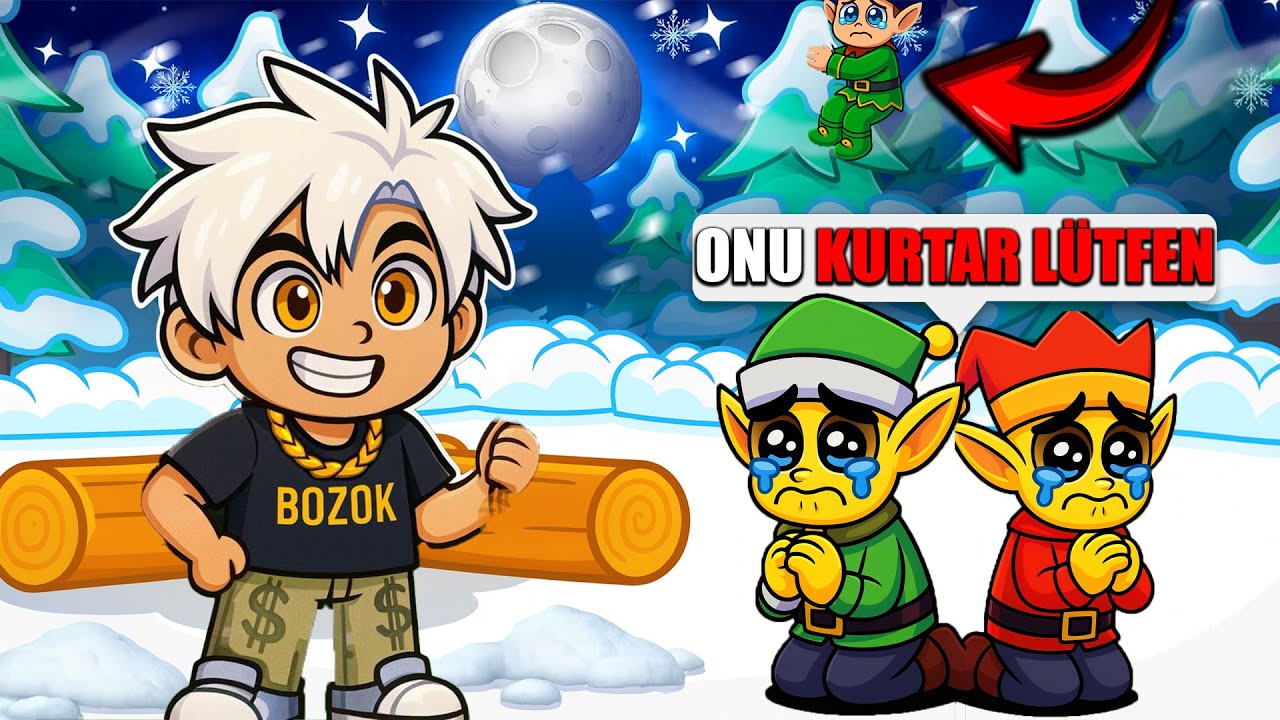 Kaybolan ELFLER YARDIM İSTEDİ 😱 ORMAN KARLAR ALTINDA KALDI 🥶 ROBLOX 99 NIGHTS IN FOREST 🌲 G&Uuml;NCELLEME