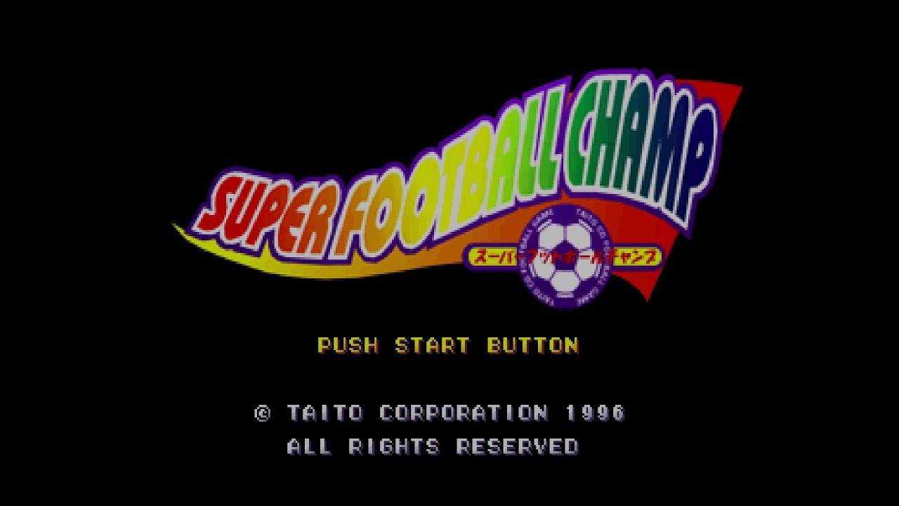 Super Football Champ. [PlayStation - Taito Corporation]. (1996). ENGLAND. WORLD CUP. Playthrough.