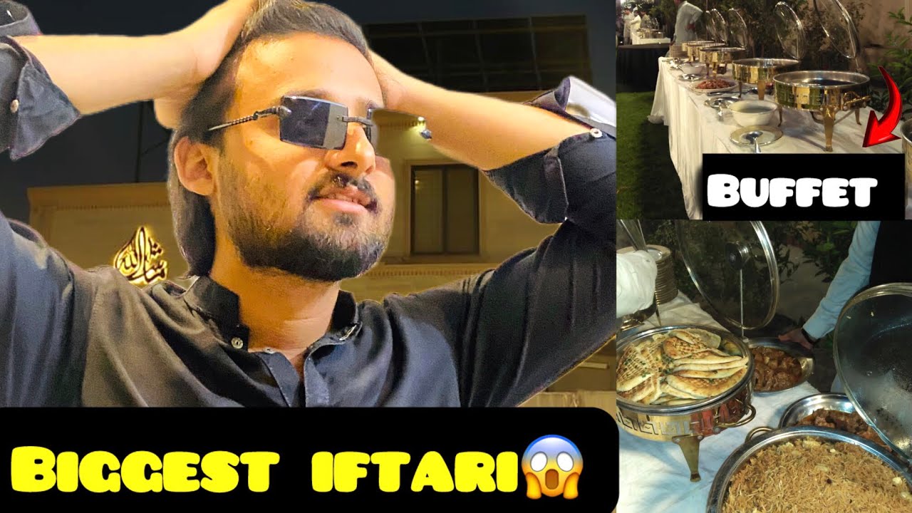 First Ramzan biggest iftari😱 | sari ka program war gya😂 | 15+ dises yummy…