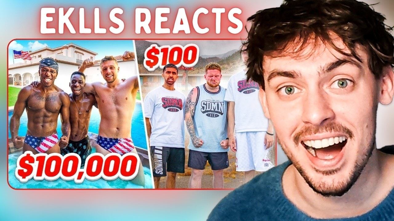 SIDEMEN $100,000 vs $100 HOLIDAY (USA EDITION) (Reaction)