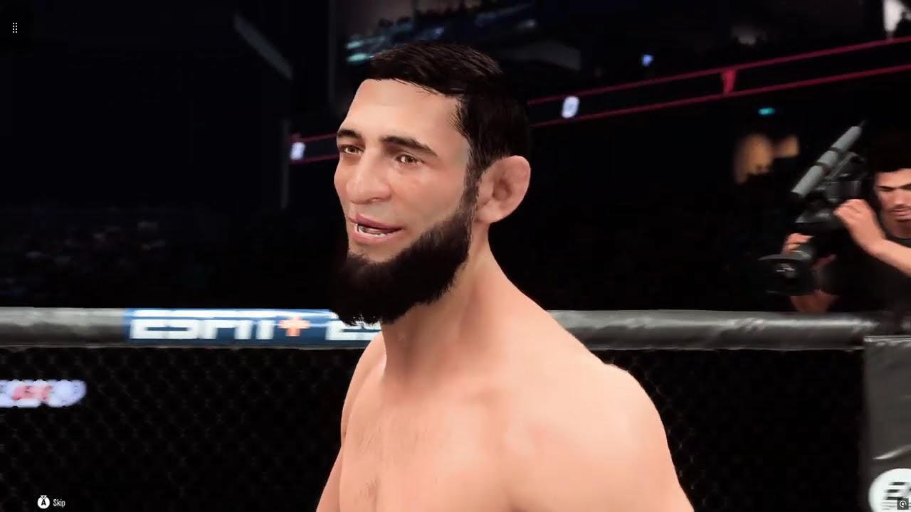 Chimaev vs DDP outcome in UFC 5 (pc cloud gaming)