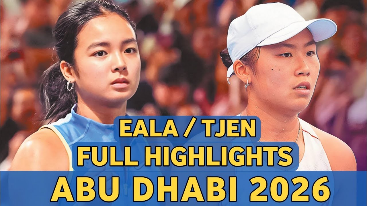 Alex Eala / Janice Tjen Latest Game vs Shuai Zhang / Bucsa Tennis Highlights Today - Abu Dhabi 2026