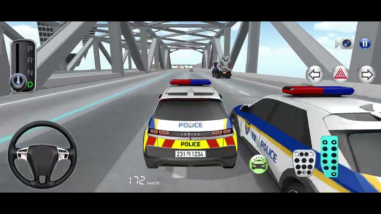 Driving skills 3d class gameplay police 🚨 accident 3D class gameplay 💯