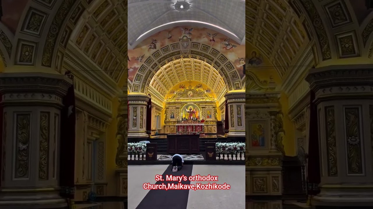 Beautiful Church Altar:St. Mary’s orthodox valiya palli.  Maikave.   Thamarrassery. Kozhikode