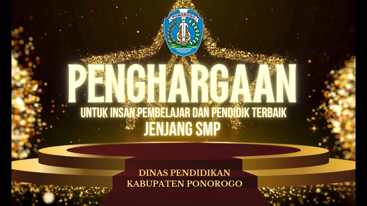 Penyerahan Hadiah Lomba atas Prestasi Kepala Sekolah, Guru, dan Murid Jenjang SMP Tahun 2025