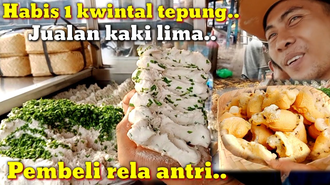 Luar biasa..!! Jualan Cuma Tepung & Tahu, Omset fantastis / hari. Tahu Aci Tegal.