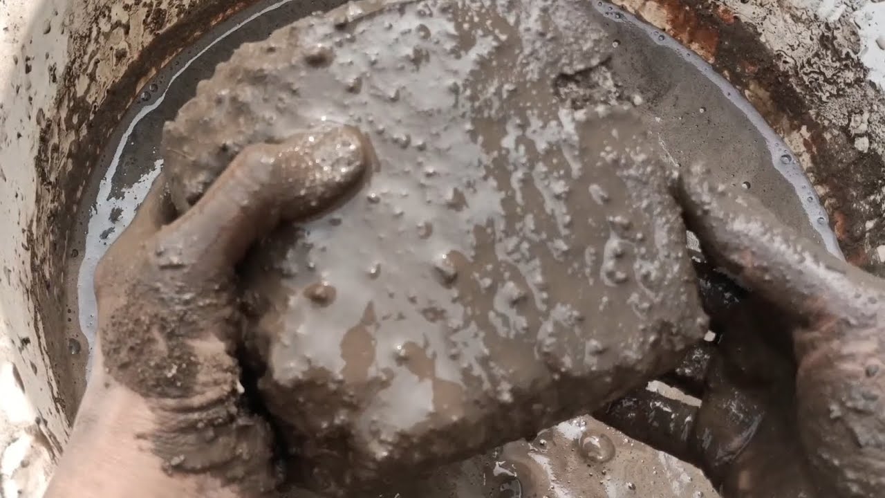 Dry and water crumbling satisfying// ASMR 