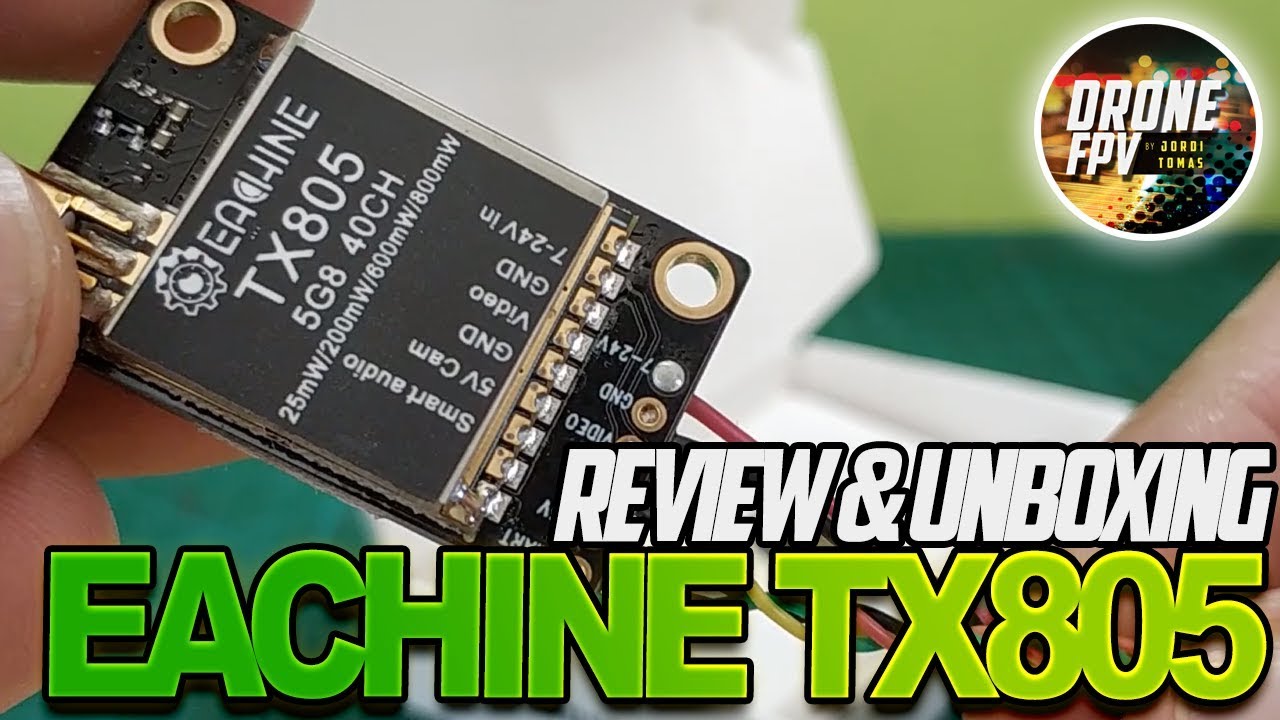 Eachine TX805 👍🏻Review Unboxing Instalación Configuración Smartaudio y prueba de vuelo en Español