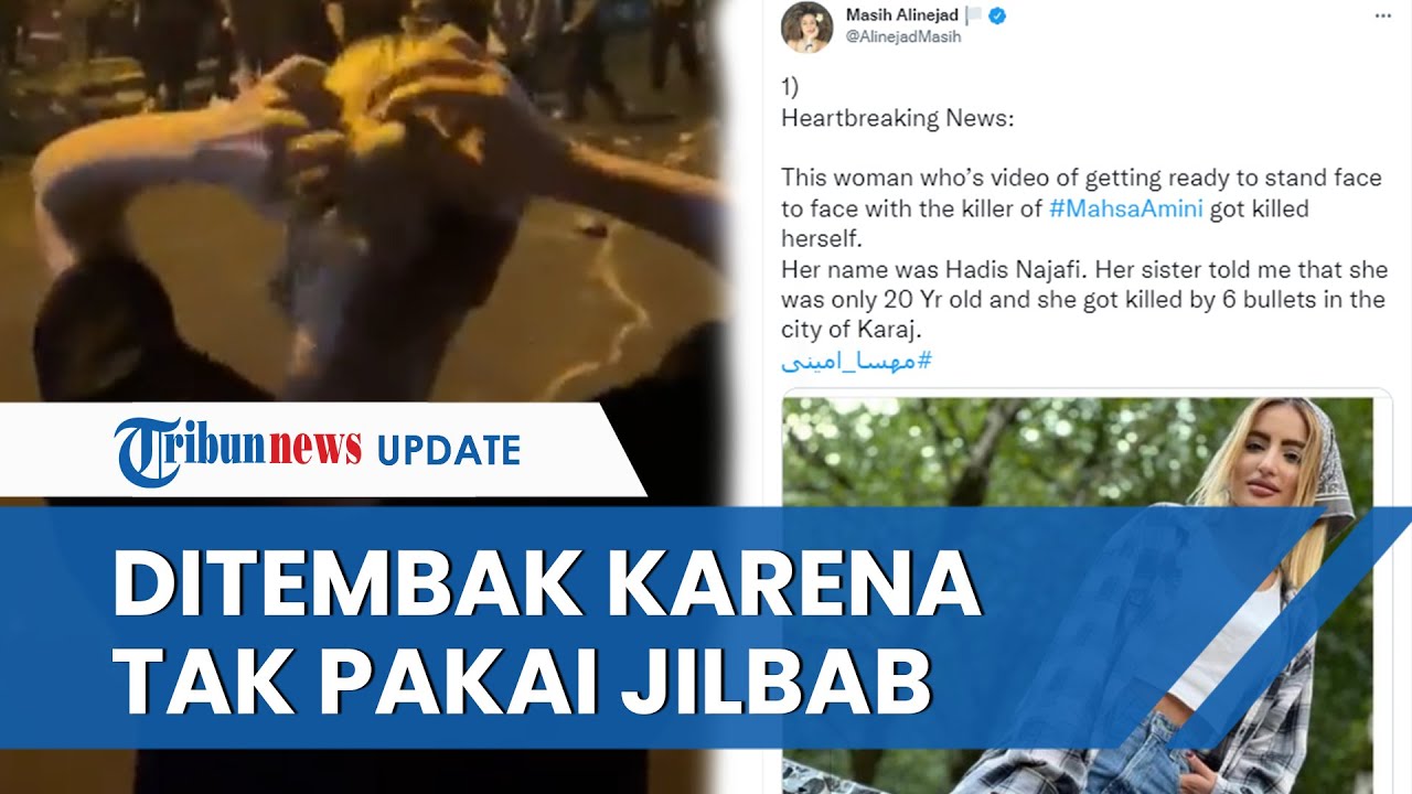 Ikut Protes Kematian Mahsa Amini, Aktivis Wanita di Iran Tewas Ditembak karena Tak Pakai Jilbab