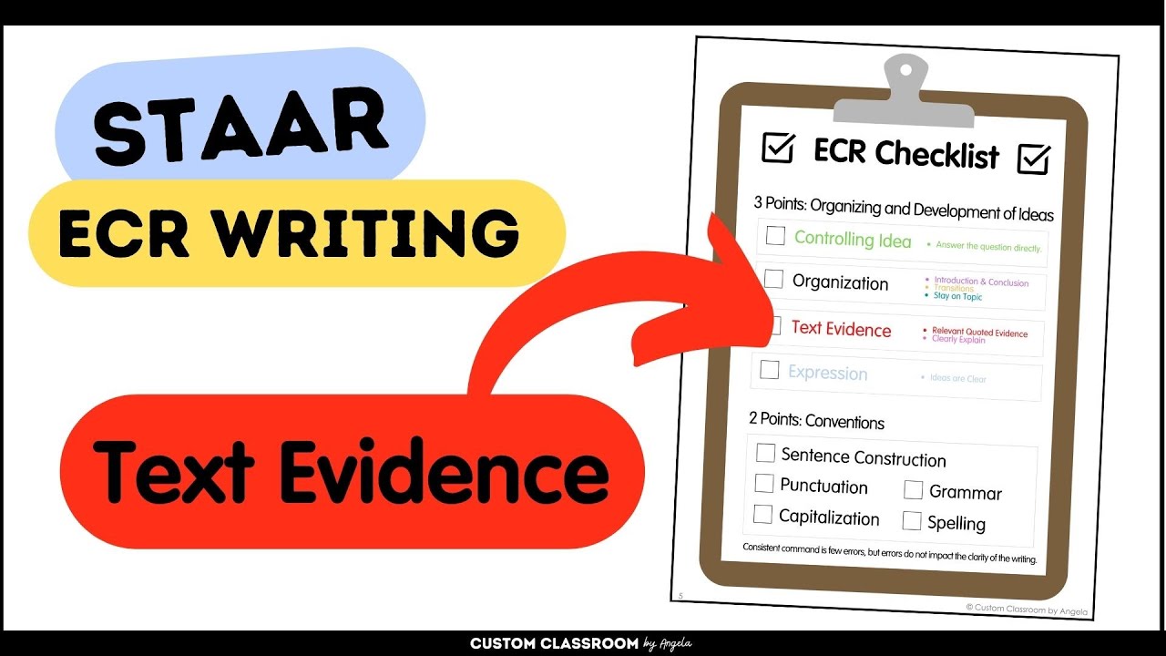Secrets of STAAR ECR Writing Revealed: Mastering Text Evidence