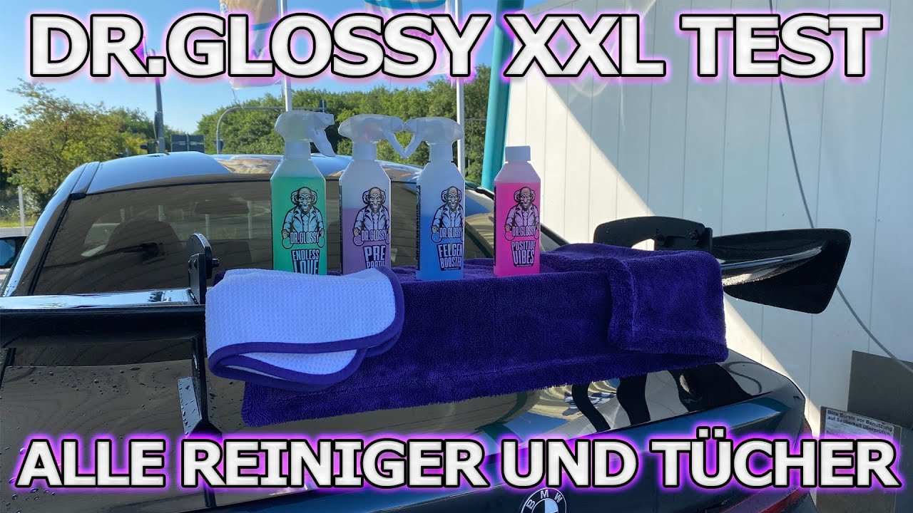 Endlich der ausführliche XXL TEST! DR.GLOSSY Autopflege by #jpperformance Reiniger und Mikrofaser