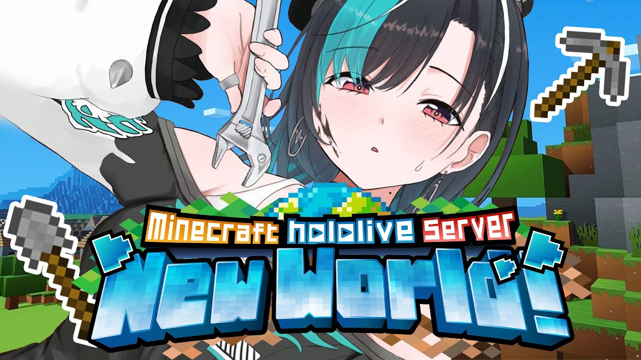 【Minecraft /マイクラ】素材集めと建築～～～～～！【#輪堂千速 / #hololivedev_is  #FLOWGLOW 】