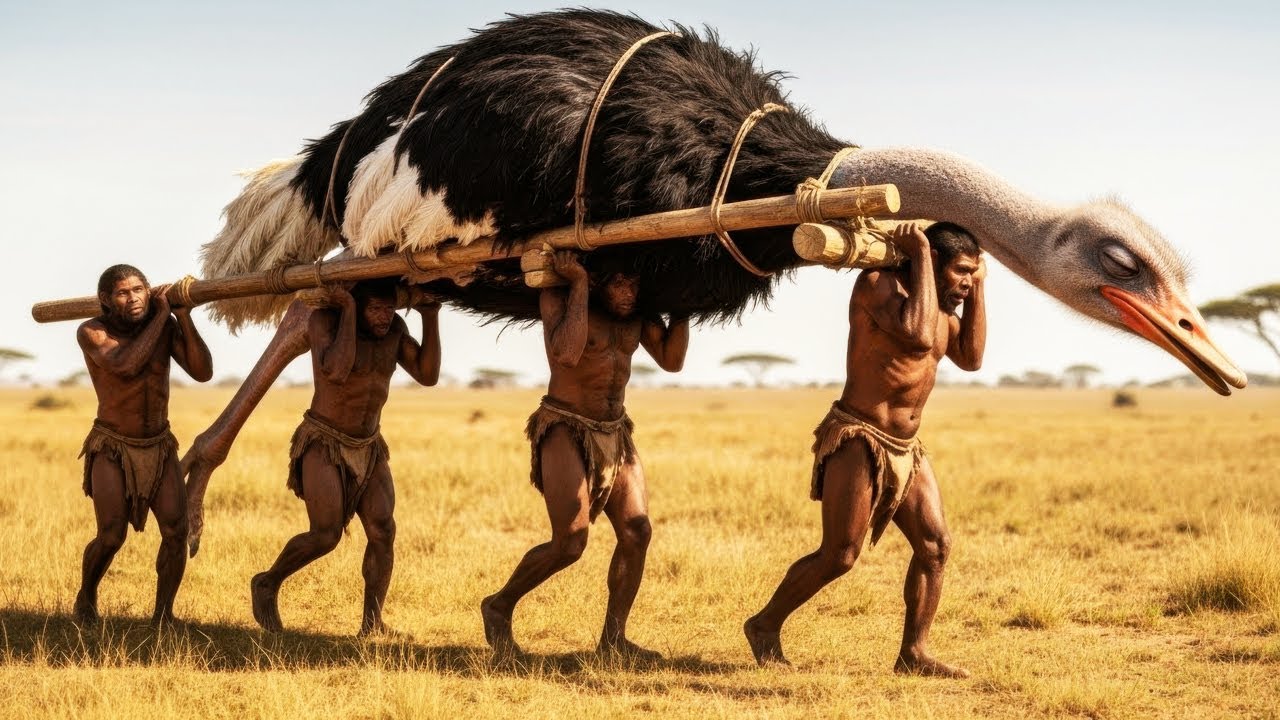 Life 2 7 Million Years Ago | Homo Habilis Encounters the Giant Ostrich Ancestor