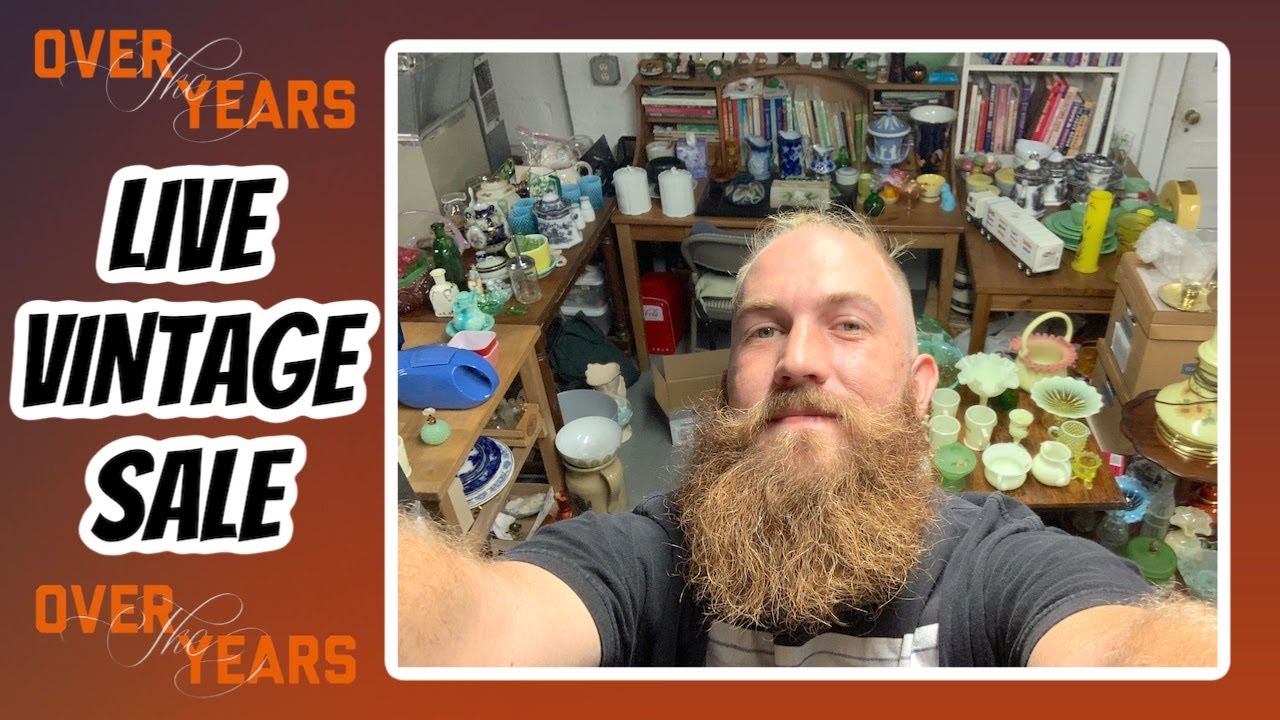 LIVE VINTAGE SALE with Over The Years - Antiques, Collectibles, and Vintage Decor