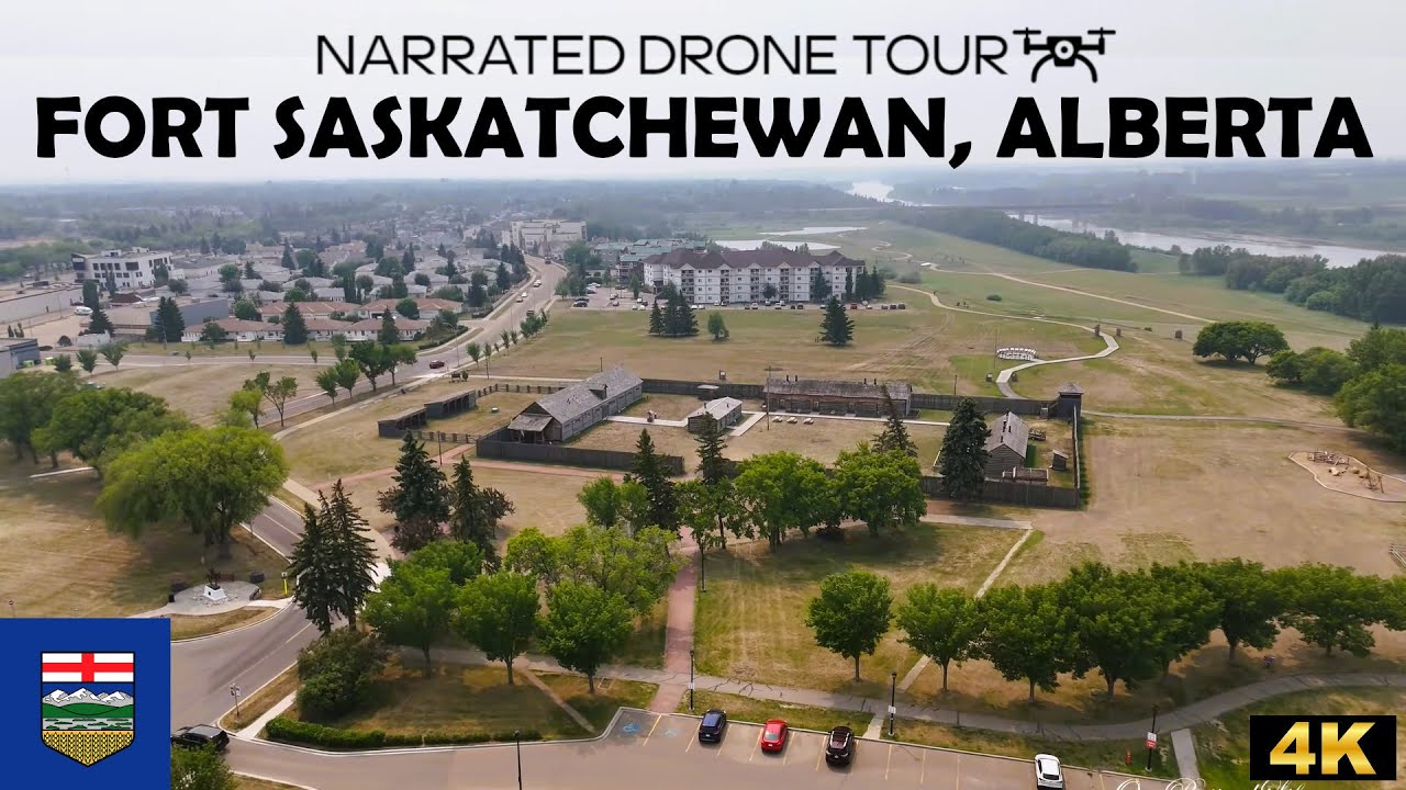 🌤️  Fort Saskatchewan, Alberta 🚁 4K Drone