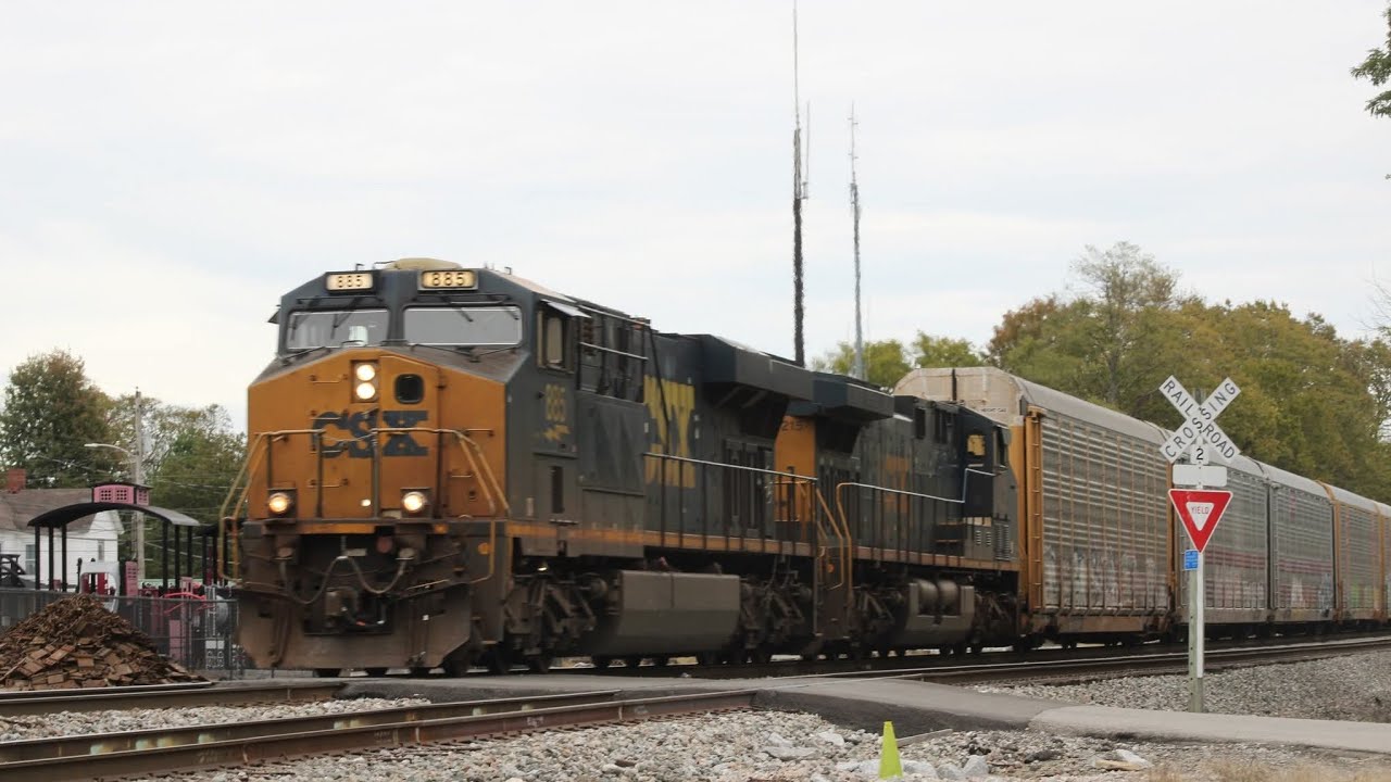(CSX Short Line Railfanning) CSX M517 At Campbellsburg, KY