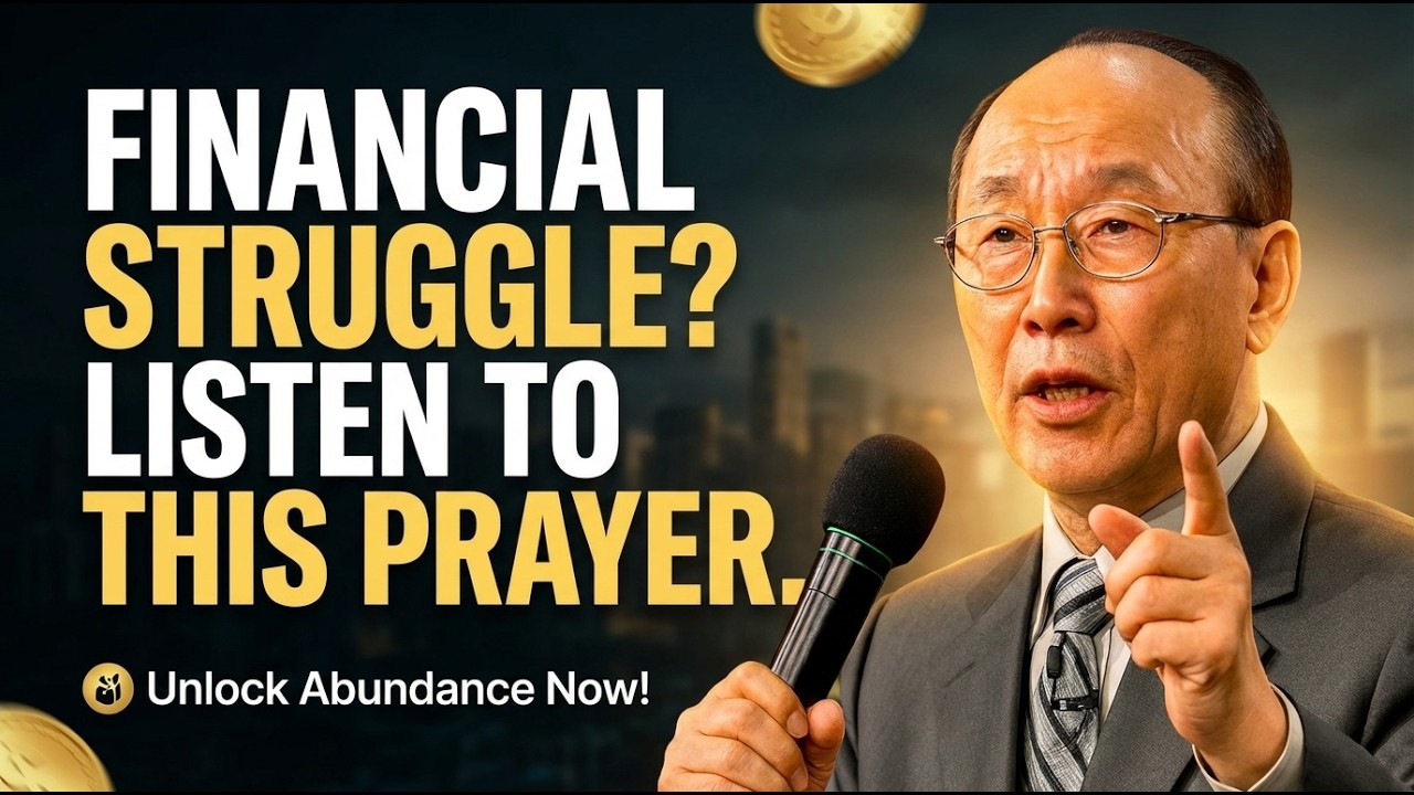 If You Are Struggling Financially, Listen to This Prayer | God Will Make a Way | Dr David Yonggi Cho