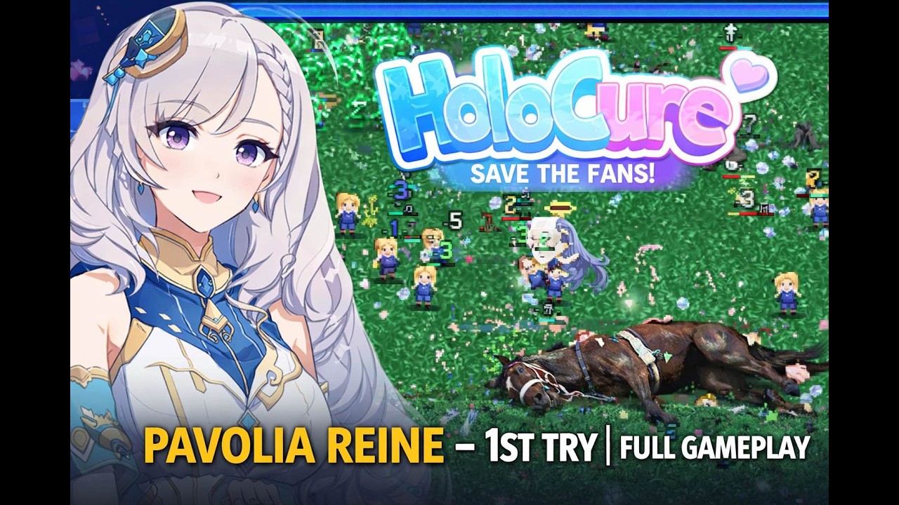 HoloCure Pavolia Reine – 1st Try | Full Gameplay
