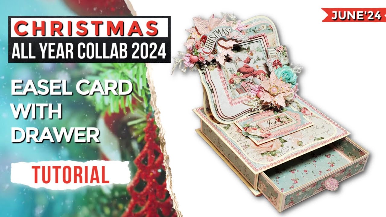 EASEL CARD WITH DRAWER TUTORIAL | ASC DTP | #CHRISTMASALLYEARCOLLAB2024 