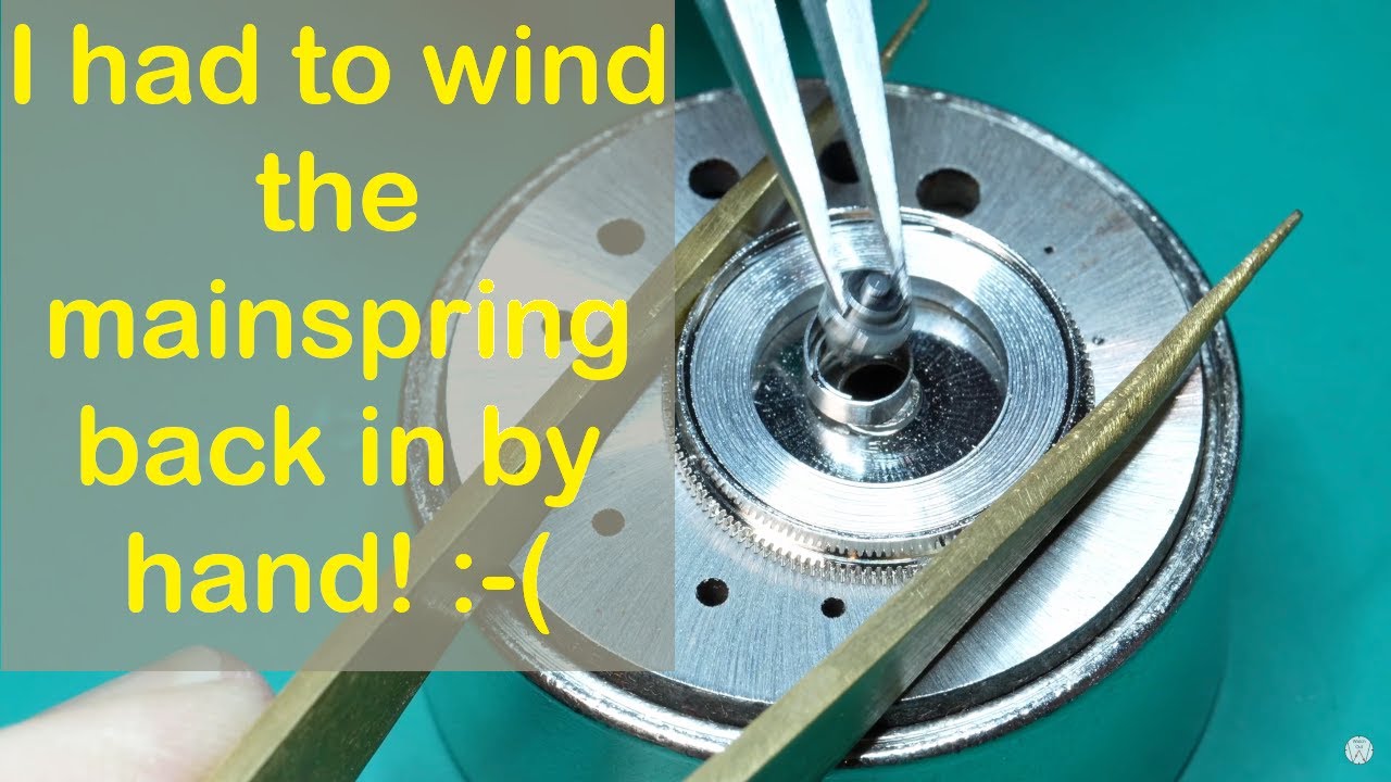 Watchmaking VLOG - Practising on the Main Spring