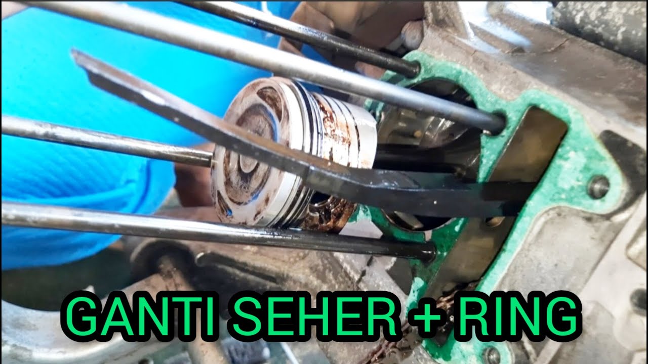 PROSES PENGGANTIAN RING SEHER MOTOR HONDA BEAT KARBU