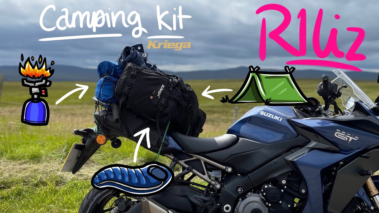 R1Liz - Camping kit - Everything I took and if it was useful