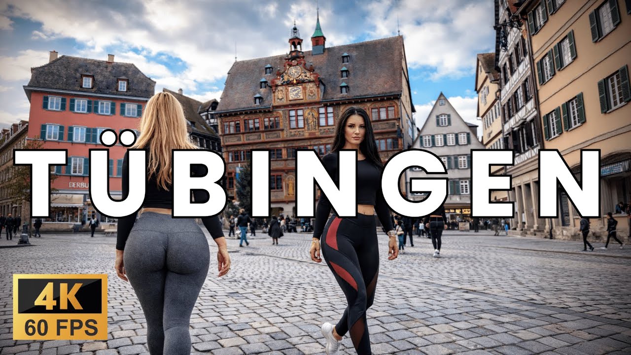 🇩🇪 Tubingen, Germany 4K Walking Tour - Most Beautiful Medieval University Town