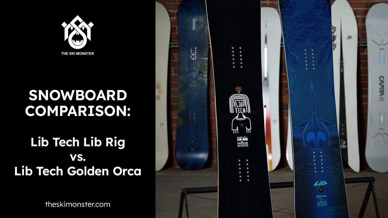 Snowboard Comparison: Lib Tech Golden Orca vs. Lib Tech Lib Rig