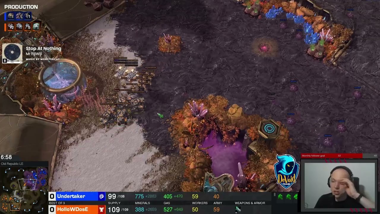 DeVoid inhouse tournament #3, Upper bracket finals, BO3, HalloWDosE vs Undertaker