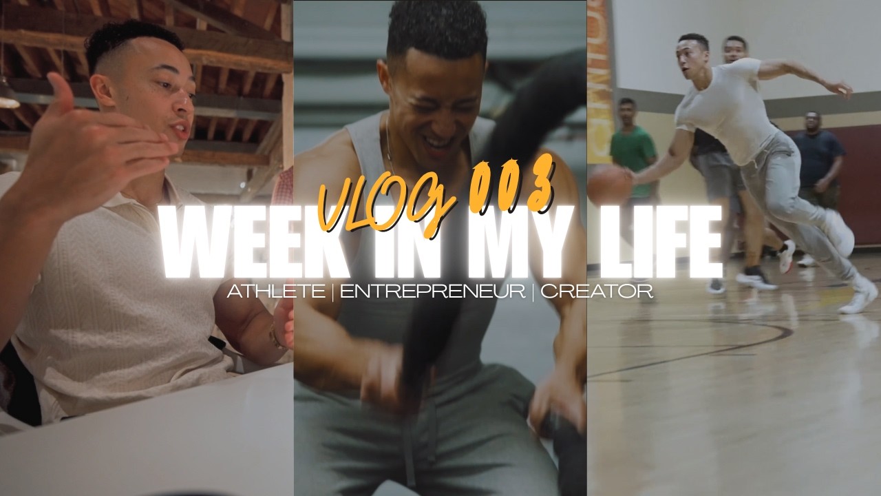 WORLD RECORD ATHLETE PLAYS BASKETBALL | HYBRID TRAINING | VLOG 003