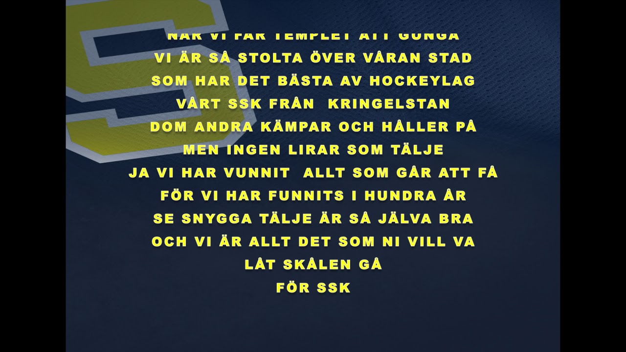 Södertälje SK - Snapsvisan