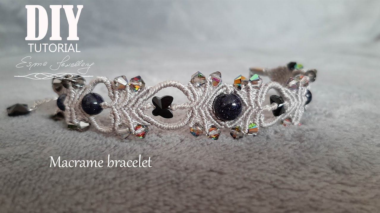 Makramowa bransoletka tutorial /Prosta makrama / Macramebracelet tutorial DIY / Easy macrame DIY