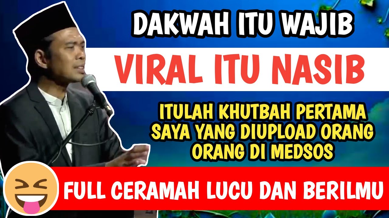LUCU dan BERILMU.. Uas Ceritakan asal usul kenapa dirinya menjadi Viral | Ustadz Abdul Somad
