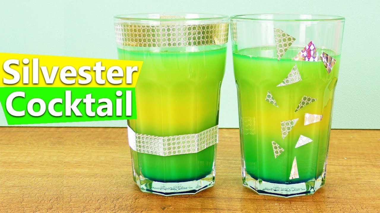 DIY Inspiration Challenge #143 | Cocktail ohne Alkohol mit tollem Farbverlauf für Silvester | Kathis