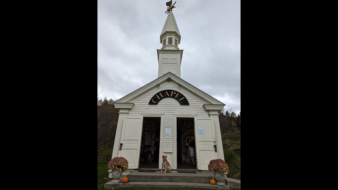 Visiting Dog Mountain in Vermont to say goodbye to Lewis