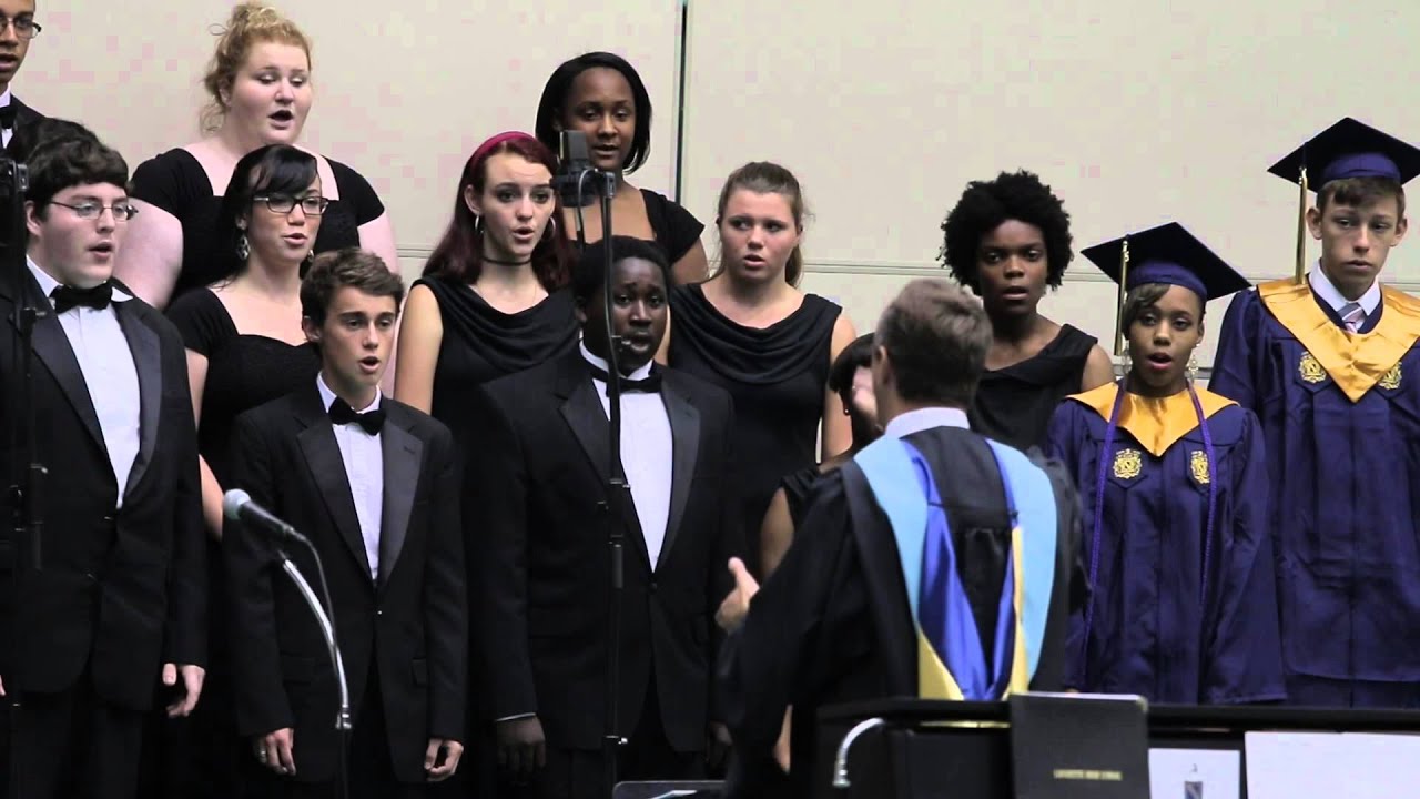 Pledge of Allegiance and National Anthem - Lafayette High School - 2015 Graduation