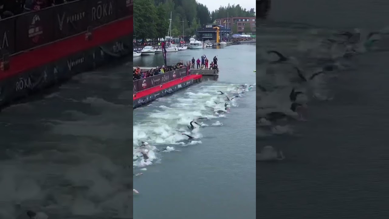 Swim course fit for the best 💯It&rsquo;s day 2 and time for our men&rsquo;s race here in Lahti