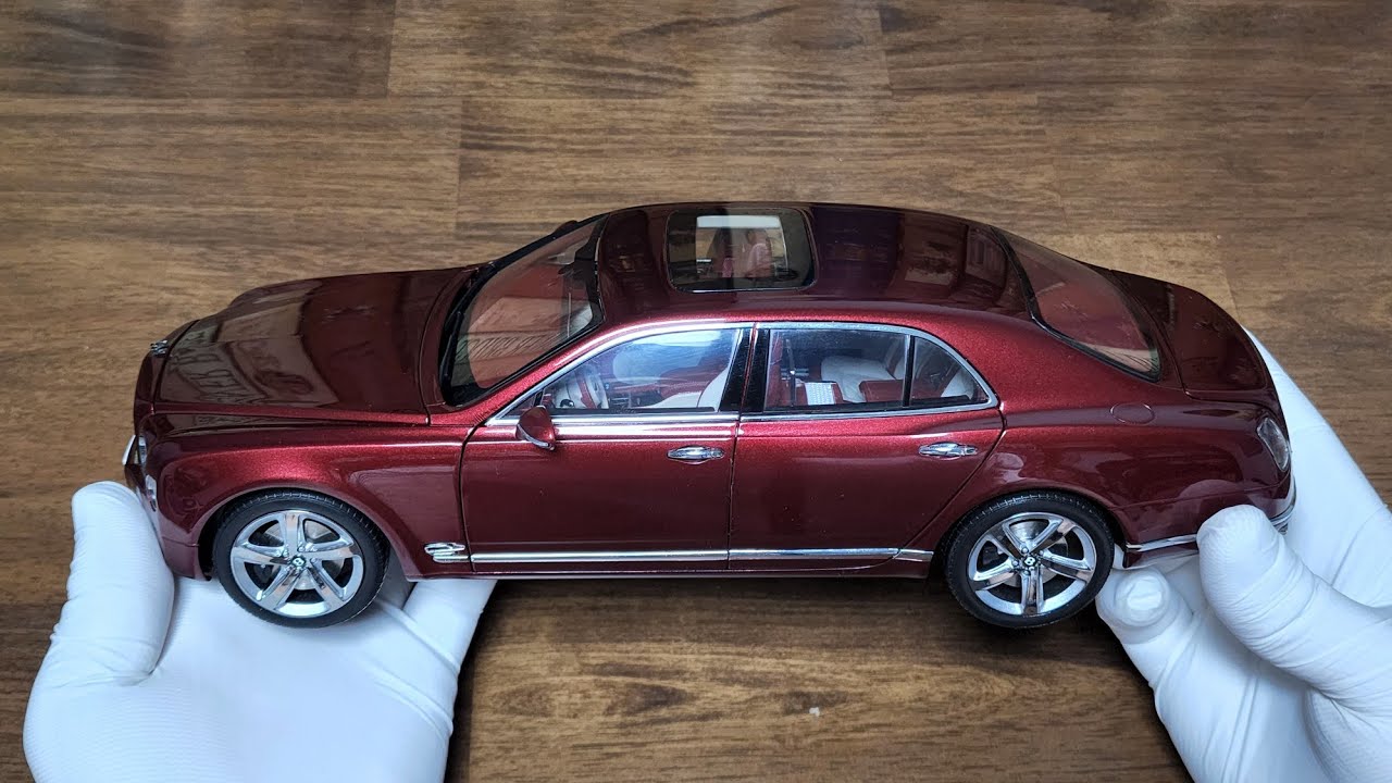 1:18 Diecast model car/ Bentley Mulssan by Kyosho review [Unboxing]