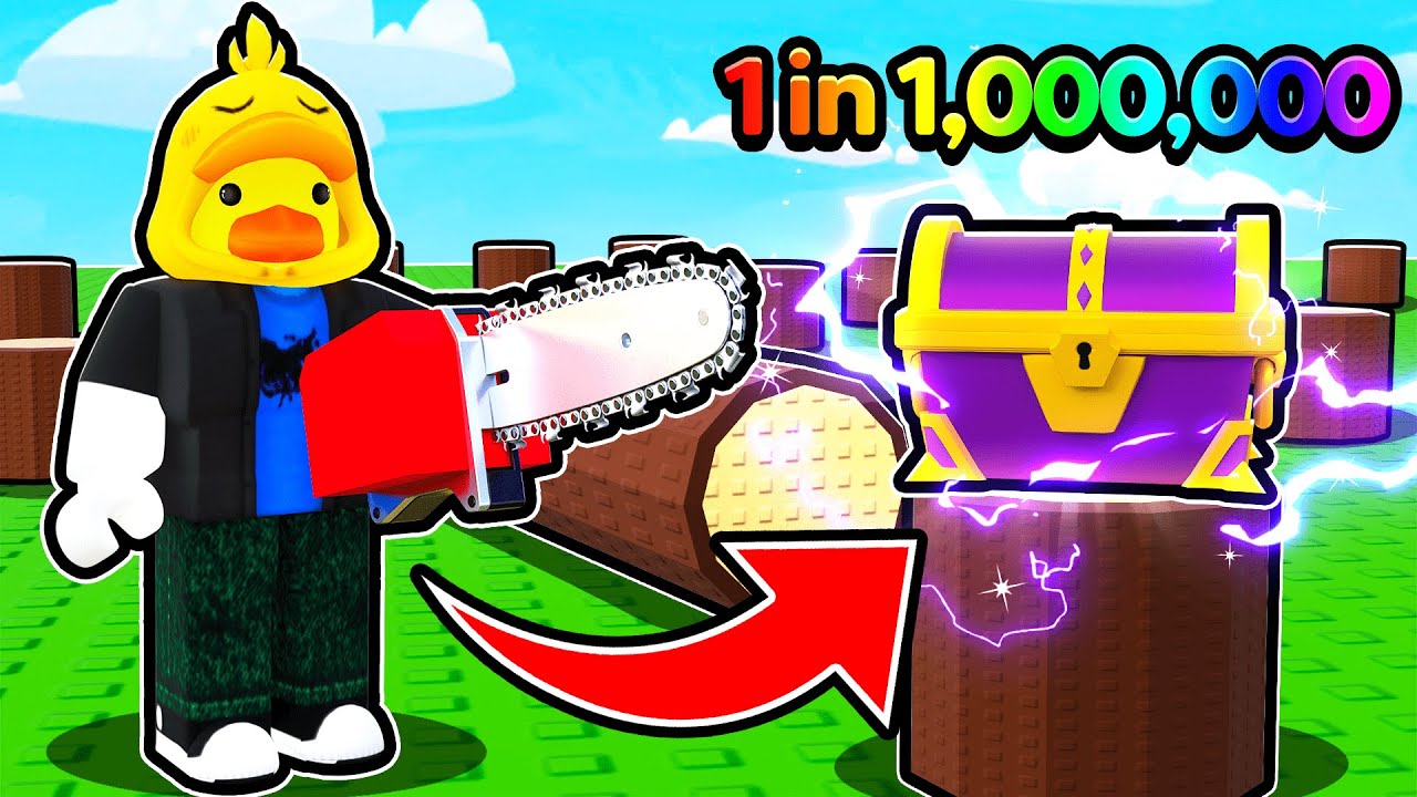 Я нашёл РЕДЧАЙШУЮ добычу, срубив 8 401 409 деревьев в Roblox