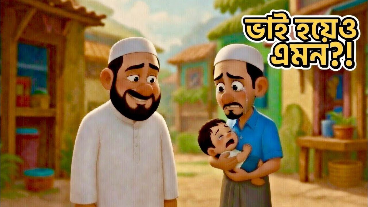 💔 রক্তের সম্পর্ক থাকলেই কি মানুষ হয়?দুই ভাইয়ের ভাগ্য. হৃদয় কাঁপানো ইসলামিক কার্টুন গল্প।cartoon 