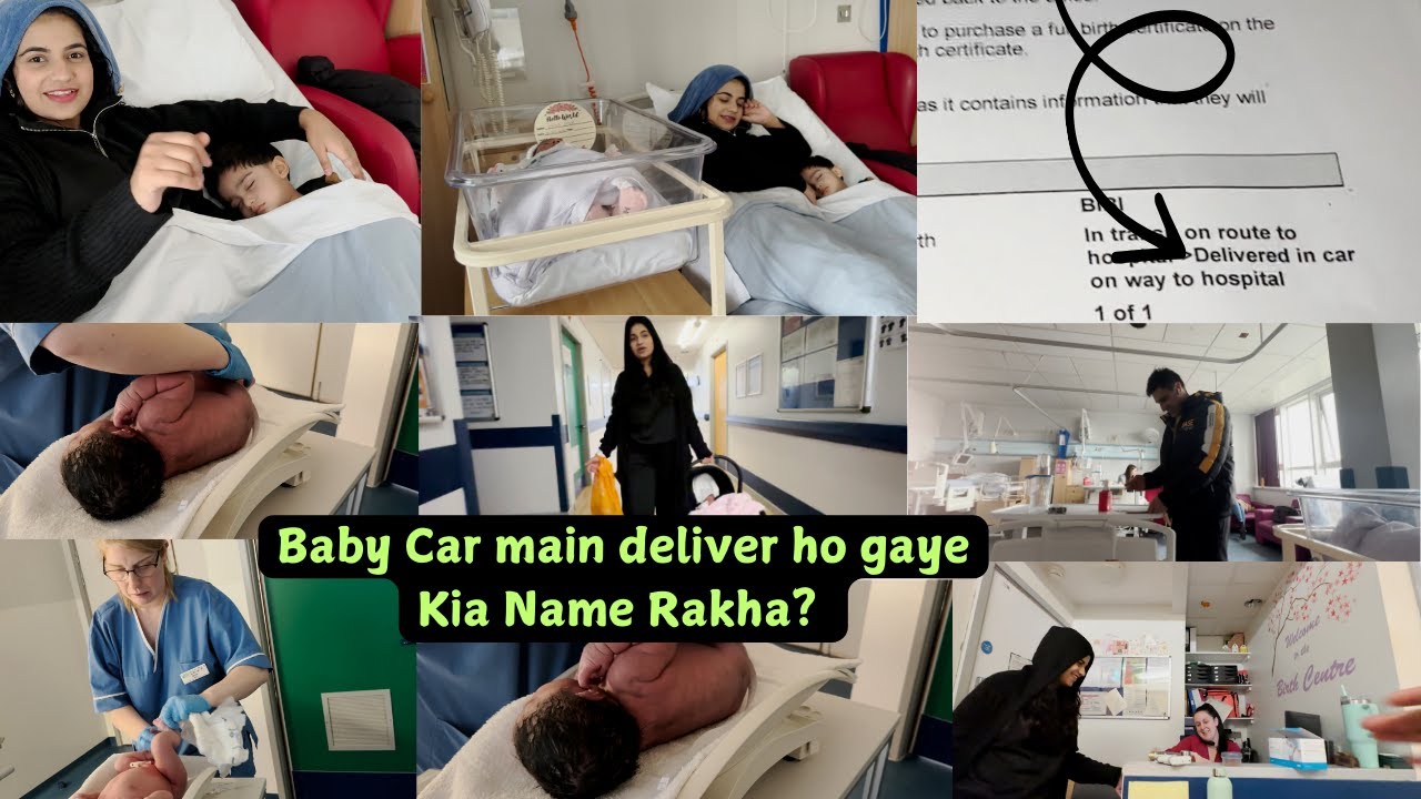Delivering a Baby Girl in Our Car: A New Year’s Miracle! | Kya Name Rakha ? Vlog 75