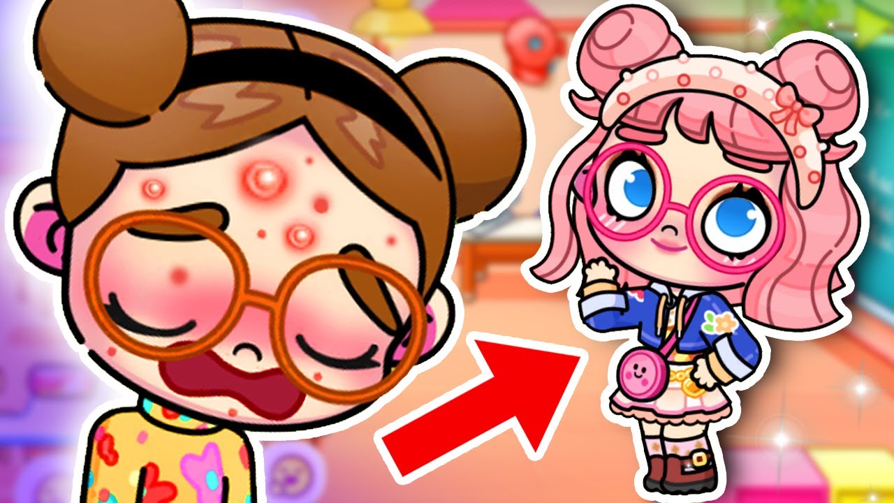 From A Nerd with acne To A Popular Girl 😱🤓🌸 | Avatar World 🌎|