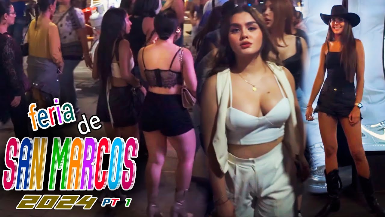 Las mujeres más BELLAS en LA FERIA DE SAN MARCOS 2024 | Walking Tour 4K | Parte 1 | FNSM