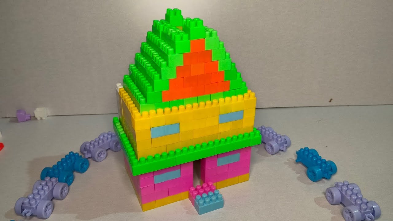 Satisfying DIY Blocks House/ ASMR/ Building Blocks/ Blocks Game/ Building Blocks fun.