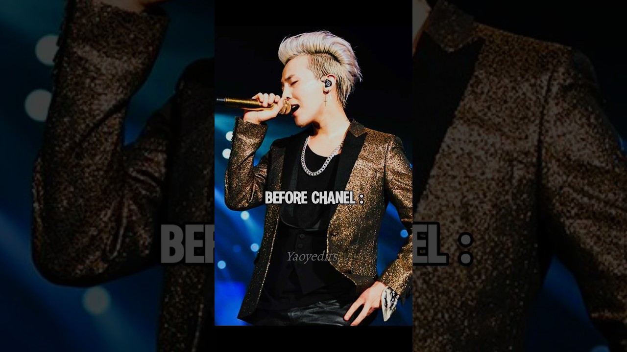 Gdragon before vs after CHANEL #gd #chanel #shorts
