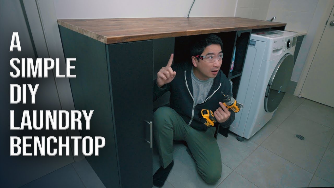 Laundry Benchtop - A Simple DIY Project