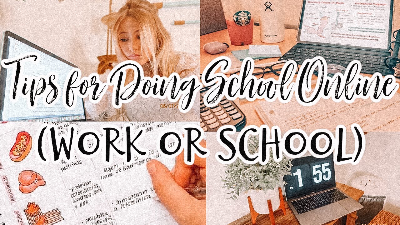 Tips for ONLINE School! How to manage online classes