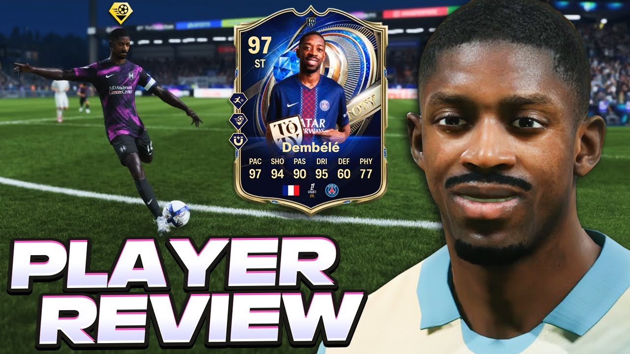 GÊNIO, CRAQUE, ÍDOLO, ESPETACULAR, MAGNIFICO! | DEMBÉLÉ 97 - TOTY PLAYER REVIEW I FC 26